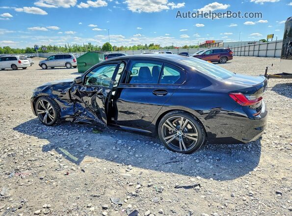 3MW5R7J04N8C44473 2022 BMW 3 SERIES Черный Задняя левая четверть