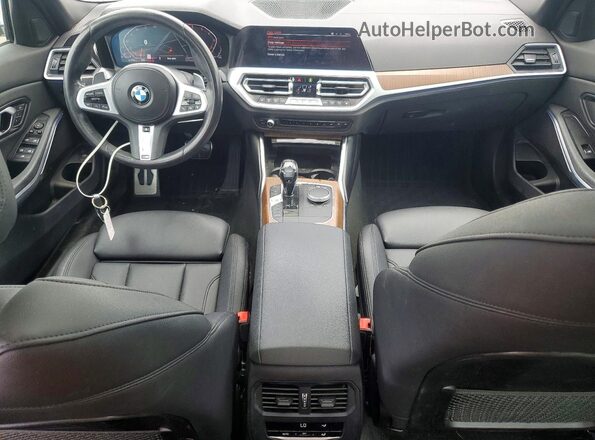 3MW5R7J05L8B22847 2020 BMW 3 SERIES White Vista del salpicadero
