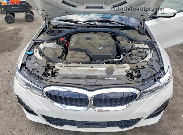 3MW5R7J05L8B22847 2020 BMW 3 SERIES White Vista interior trasera