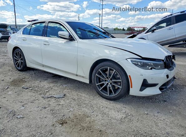 3MW5R7J05M8C08712 2021 BMW 3 SERIES White Przód prawy