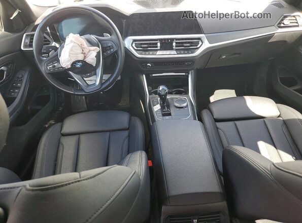 3MW5R7J05M8C08712 2021 BMW 3 SERIES White Widok deski rozdzielczej
