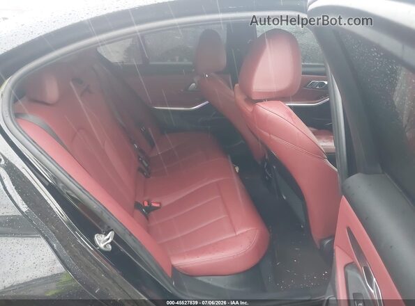 3MW5R7J05N8C67020 2022 BMW 3 SERIES Black VIN კოდის სტიკერის ხედი
