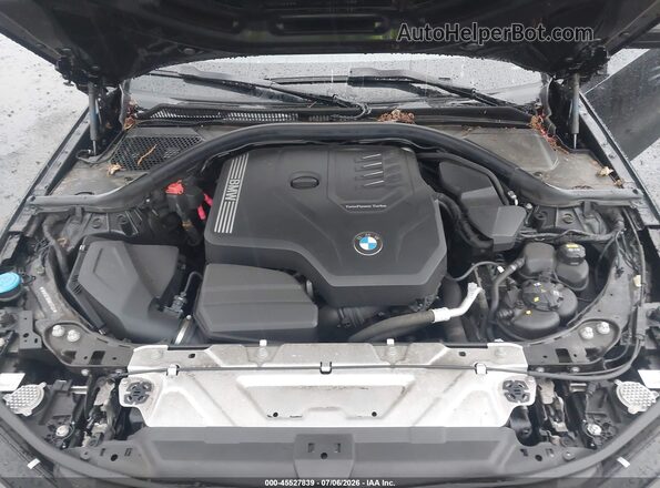 3MW5R7J05N8C67020 2022 BMW 3 SERIES Black უკანა ხედი