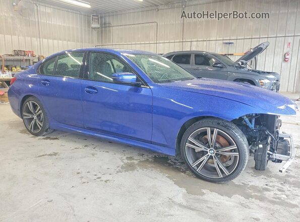 3MW5R7J06L8B19200 2020 BMW 3 SERIES Blue Առջևի աջ