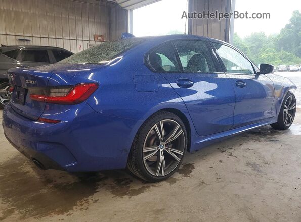 3MW5R7J06L8B19200 2020 BMW 3 SERIES Blue Հետևի աջ
