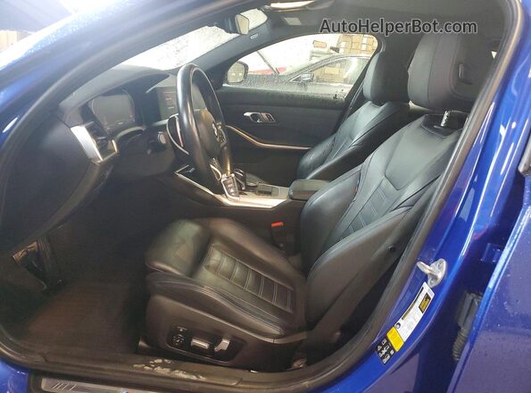 3MW5R7J06L8B19200 2020 BMW 3 SERIES Blue Սալոնի դիմացի տեսք