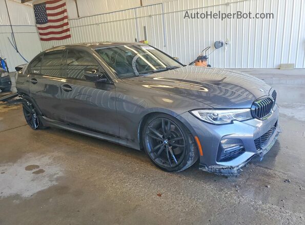 3MW5R7J06M8B77258 2021 BMW 3 SERIES Charcoal Delantero derecho