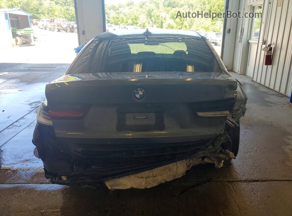 3MW5R7J06M8B77258 2021 BMW 3 SERIES Charcoal Vista trasera