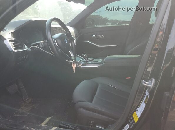 3MW5R7J07L8B21845 2020 BMW 3 SERIES Black Vista interior delantera