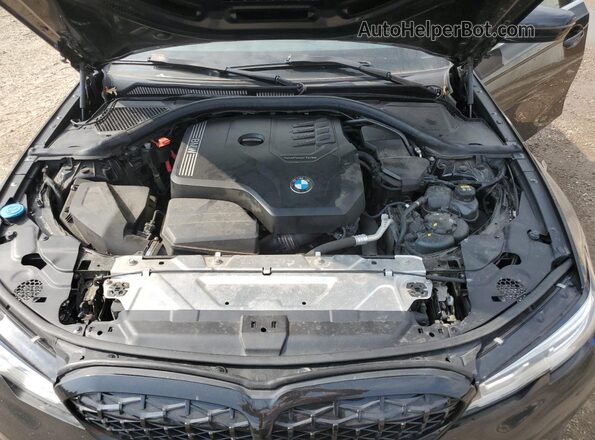 3MW5R7J07L8B21845 2020 BMW 3 SERIES Black Vista interior trasera