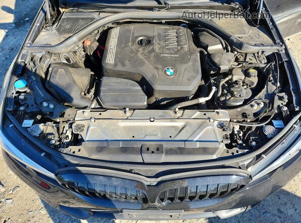 3MW5R7J07M8B85403 2021 BMW 3 SERIES Black Սալոնի հետևի տեսք