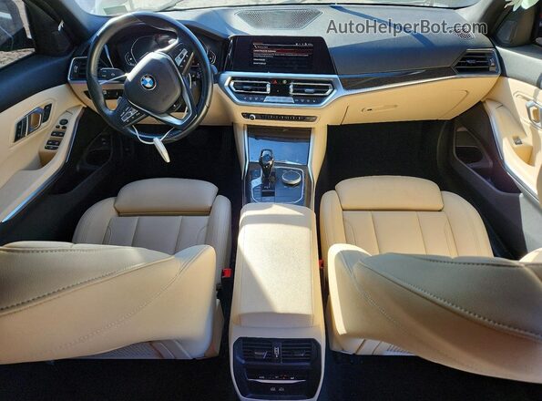 3MW5R7J07M8B85403 2021 BMW 3 SERIES Black Առջևի վահանակի տեսք