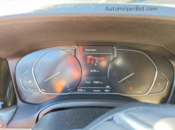3MW5R7J07M8B85403 2021 BMW 3 SERIES Black Սարքավորումների վահանակի տեսք