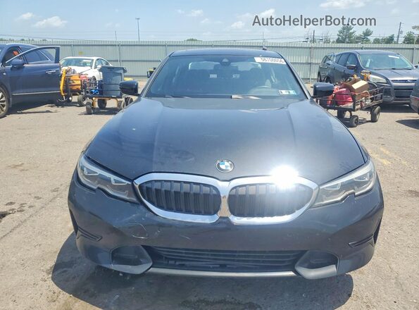 3MW5R7J07M8B90617 2021 BMW 3 SERIES Black წინა ხედი