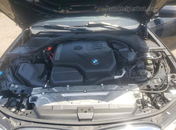 3MW5R7J07M8B90617 2021 BMW 3 SERIES Black უკანა სალონის ხედი