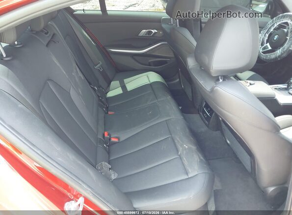 3MW5R7J07M8B99690 2021 BMW 3 SERIES Orange Widok naklejki z numerem VIN