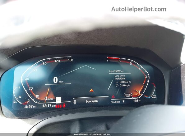 3MW5R7J07M8B99690 2021 BMW 3 SERIES Orange Widok tylnych siedzeń