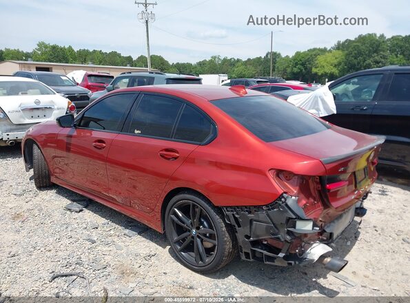 3MW5R7J07M8B99690 2021 BMW 3 SERIES Orange Tył lewy