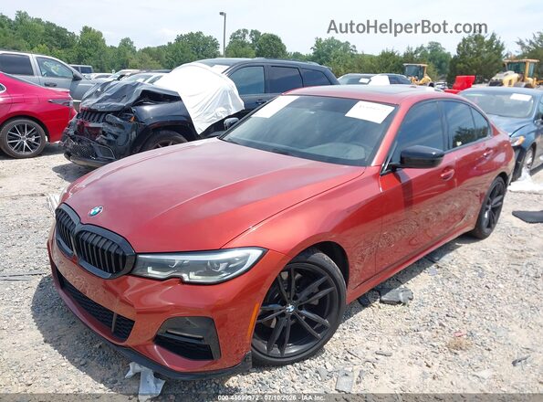 3MW5R7J07M8B99690 2021 BMW 3 SERIES Orange Przód lewy