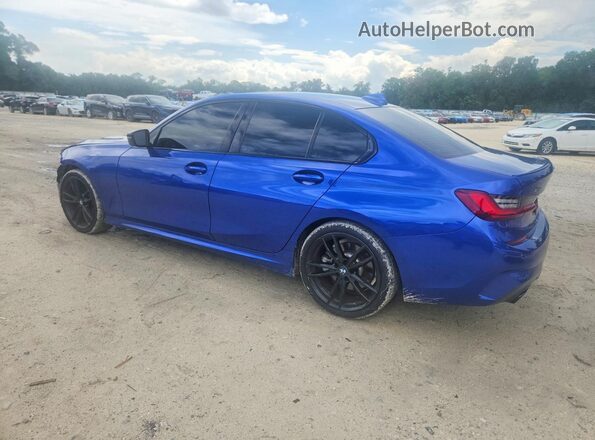 3MW5R7J07N8C54298 2022 BMW 3 SERIES Blue Trasero izquierdo