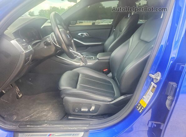 3MW5R7J07N8C54298 2022 BMW 3 SERIES Blue Vista interior delantera