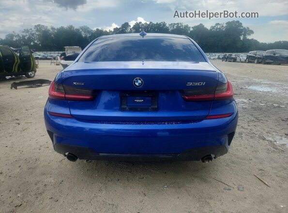 3MW5R7J07N8C54298 2022 BMW 3 SERIES Blue Vista trasera