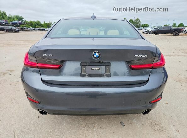 3MW5R7J09L8B09471 2020 BMW 3 SERIES Gray Widok z tyłu