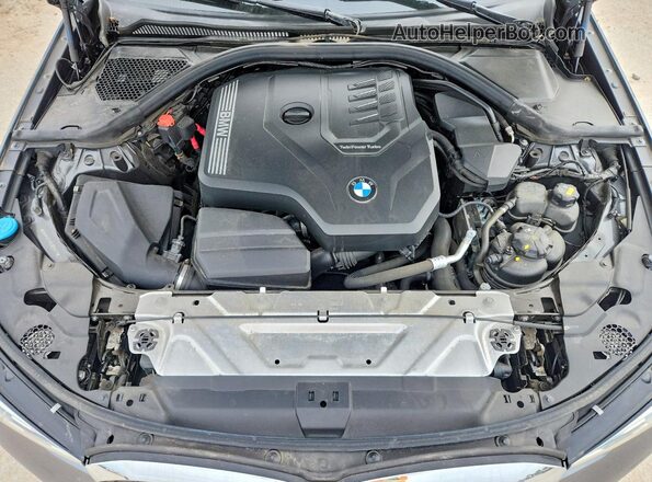 3MW5R7J09L8B09471 2020 BMW 3 SERIES Gray Widok wnętrza z tyłu