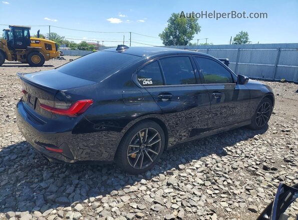 3MW5R7J09L8B33351 2020 BMW 3 SERIES Черный Задняя правая четверть