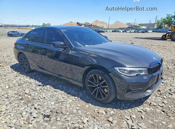 3MW5R7J09L8B33351 2020 BMW 3 SERIES Черный Передняя правая четверть