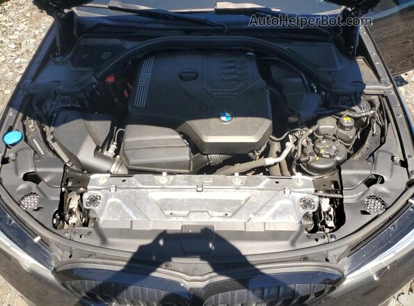 3MW5R7J09L8B33351 2020 BMW 3 SERIES Черный Вид задней части салона