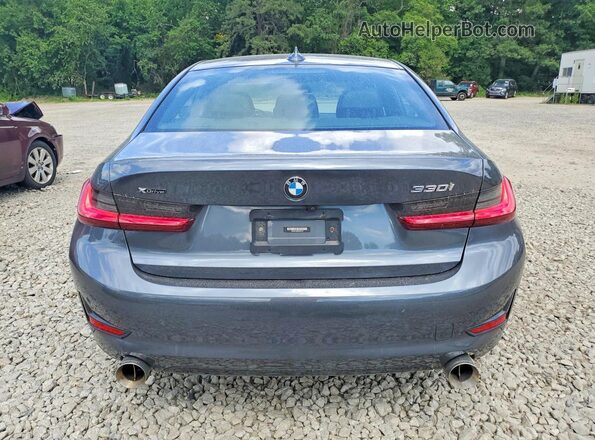 3MW5R7J09N8C51676 2022 BMW 3 SERIES Gray Widok z tyłu