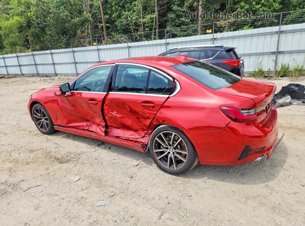 3MW5R7J0XN8C38564 2022 BMW 3 SERIES Red Задня ліва чверть