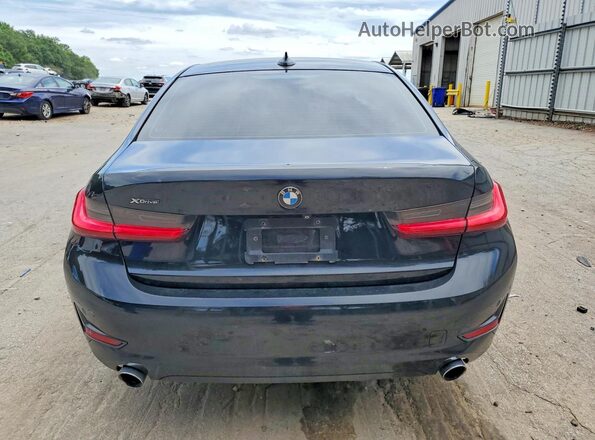 3MW5R7J55K8A05084 2019 BMW 3 SERIES Black Вид ззаду