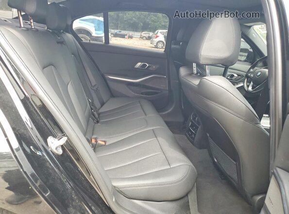 3MW5R7J55K8A05084 2019 BMW 3 SERIES Black Вид задніх сидінь