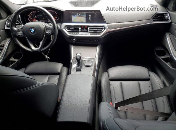 3MW5R7J55K8A05084 2019 BMW 3 SERIES Black Вид панелі приладів