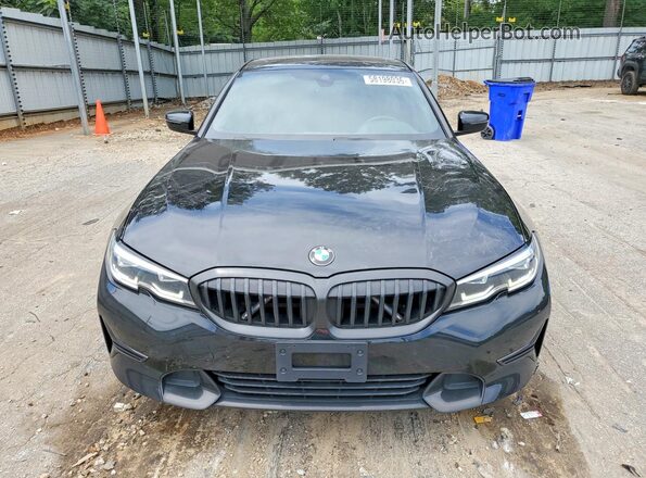3MW5R7J55K8A05084 2019 BMW 3 SERIES Black Вид спереду