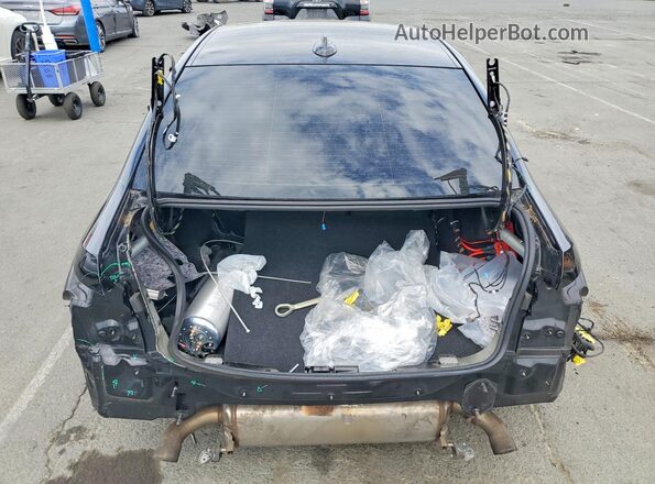 3MW5U7J01L8B44598 2020 BMW M3 Black Вид ззаду