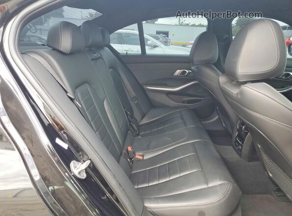 3MW5U7J01L8B44598 2020 BMW M3 Black Вид задніх сидінь