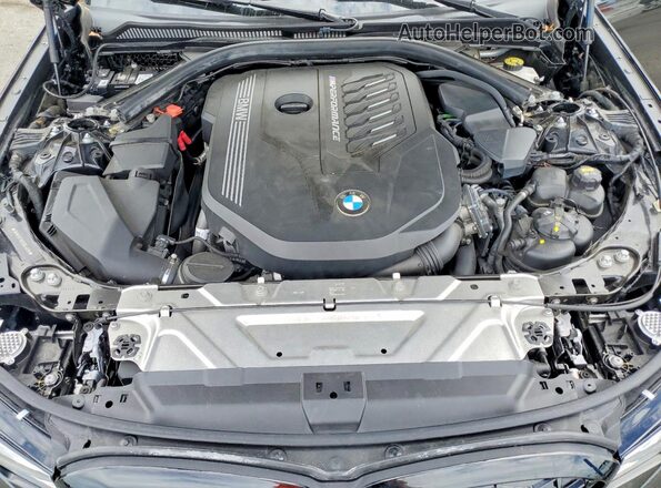 3MW5U7J01L8B44598 2020 BMW M3 Black Вид задньої частини салону