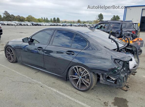 3MW5U7J01L8B44598 2020 BMW M3 Black Задня ліва чверть