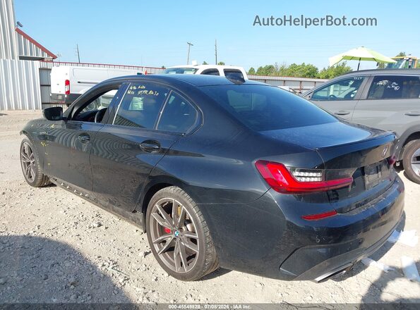 3MW5U7J05N8C41922 2022 BMW M3 Black Հետևի ձախ