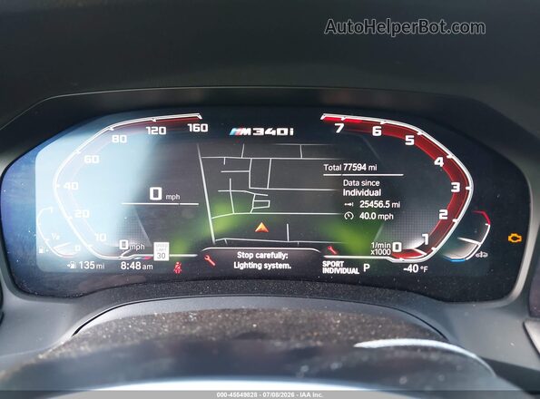 3MW5U7J05N8C41922 2022 BMW M3 Black Հետևի նստատեղերի տեսք