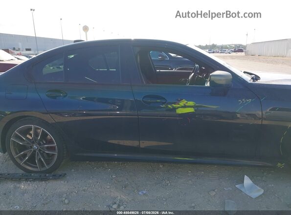 3MW5U7J05N8C41922 2022 BMW M3 Black Սալոնի 360 աստիճան տեսք