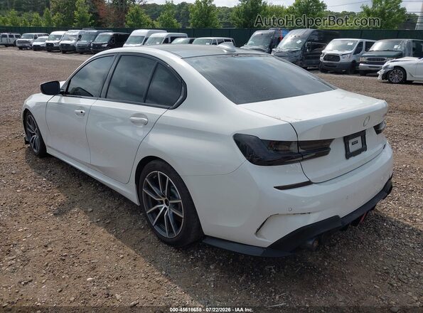3MW5U7J06L8B26954 2020 BMW M3 White უკანა მარცხენა