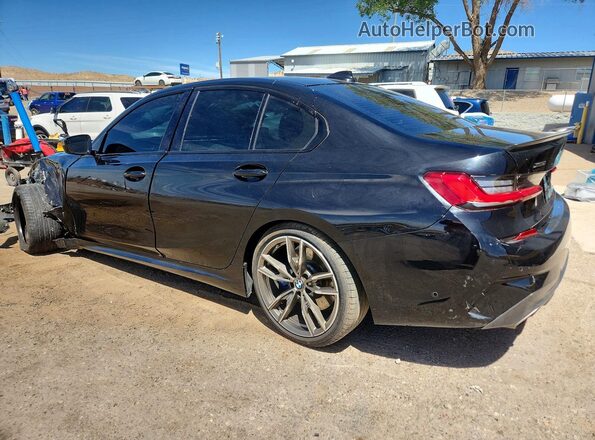 3MW5U9J00M8C01161 2021 BMW M3 Black Задня ліва чверть