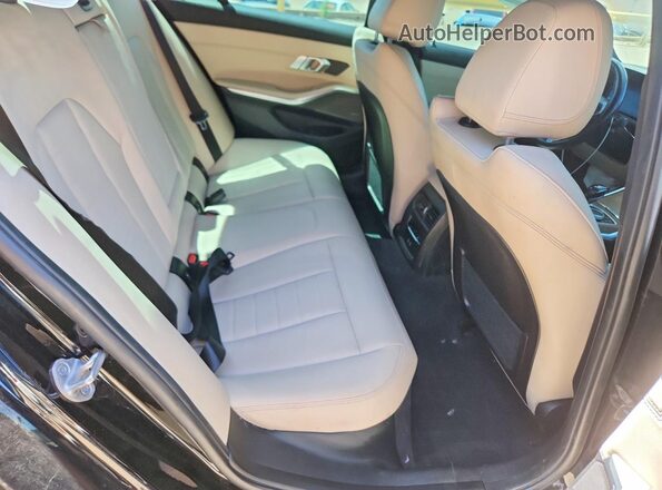 3MW5U9J00M8C01161 2021 BMW M3 Black Вид задніх сидінь