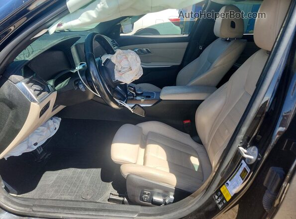 3MW5U9J00M8C01161 2021 BMW M3 Black Вид салону спереду