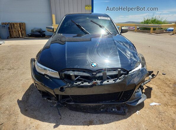 3MW5U9J00M8C01161 2021 BMW M3 Black Вид спереду