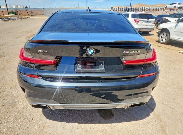 3MW5U9J00M8C01161 2021 BMW M3 Black Вид ззаду